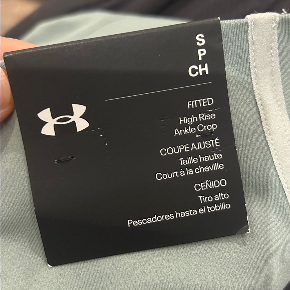 🆕 NWT $110 UNDER ARMOUR Women's Meridian PIPED Ankle Leggings - Picture 5 of 6
